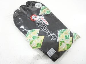 未使用品　福助　男物黒足袋(26センチ・4枚コハゼ)